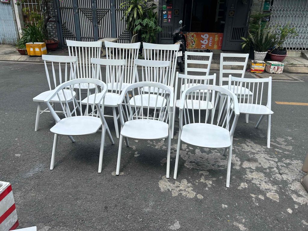 Ghế Gỗ Trắng, ghế cafe, ghế gỗ. Mua bán Bàn ghế tại Quận Tân Phú Tp Hồ Chí Minh được đăng bởi Phúc Nguyễn hình 1