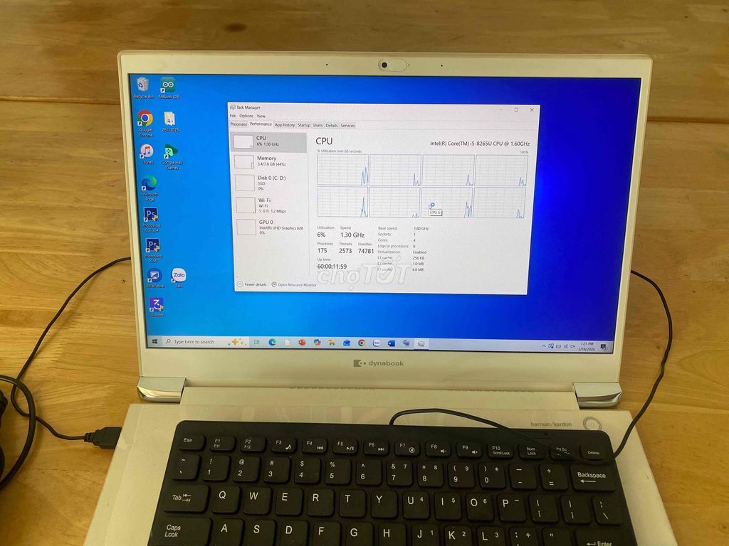 Toshiba dynabook i5-8265U 15.6 inch 8GB/256GB M2. Mua bán Laptop tại Quận 11 Tp Hồ Chí Minh được đăng bởi Phan hình 1