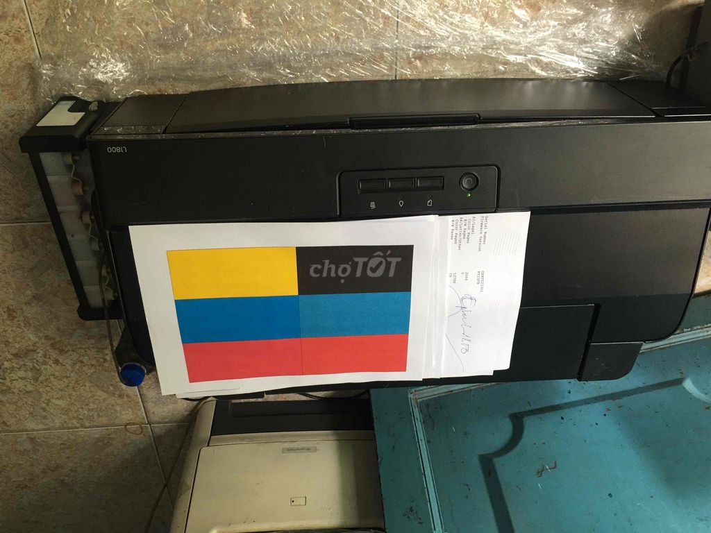 Máy in phun màu Epson L1800 Đen A3. Mua bán Đồ dùng văn phòng tại Quận Tân Bình Tp Hồ Chí Minh được đăng bởi Gia đình máy in văn phòng phục hồi các dòng máy in hiệu dụng hình 1