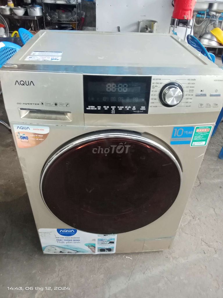 máy giặt aqua 9 kg inverter chạy siêu êm siêu tiết