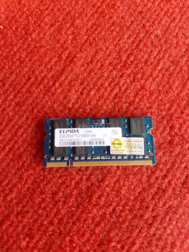 Ram ddr2 2G laptop ok. Mua bán Linh kiện (RAM, Card...) tại Thành phố Thủ Đức Tp Hồ Chí Minh được đăng bởi Cũ Giá Rẻ hình 1