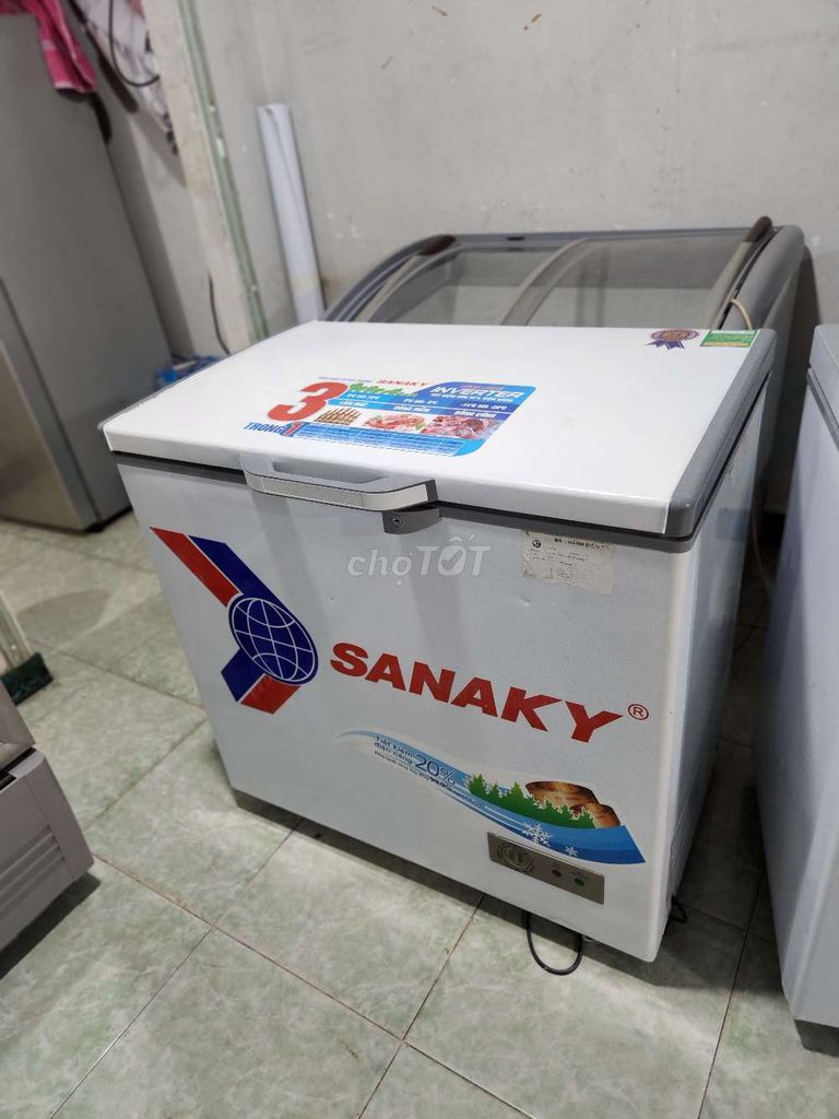 Bán tủ đông Sanaky 200 lít Inverter rất đẹp