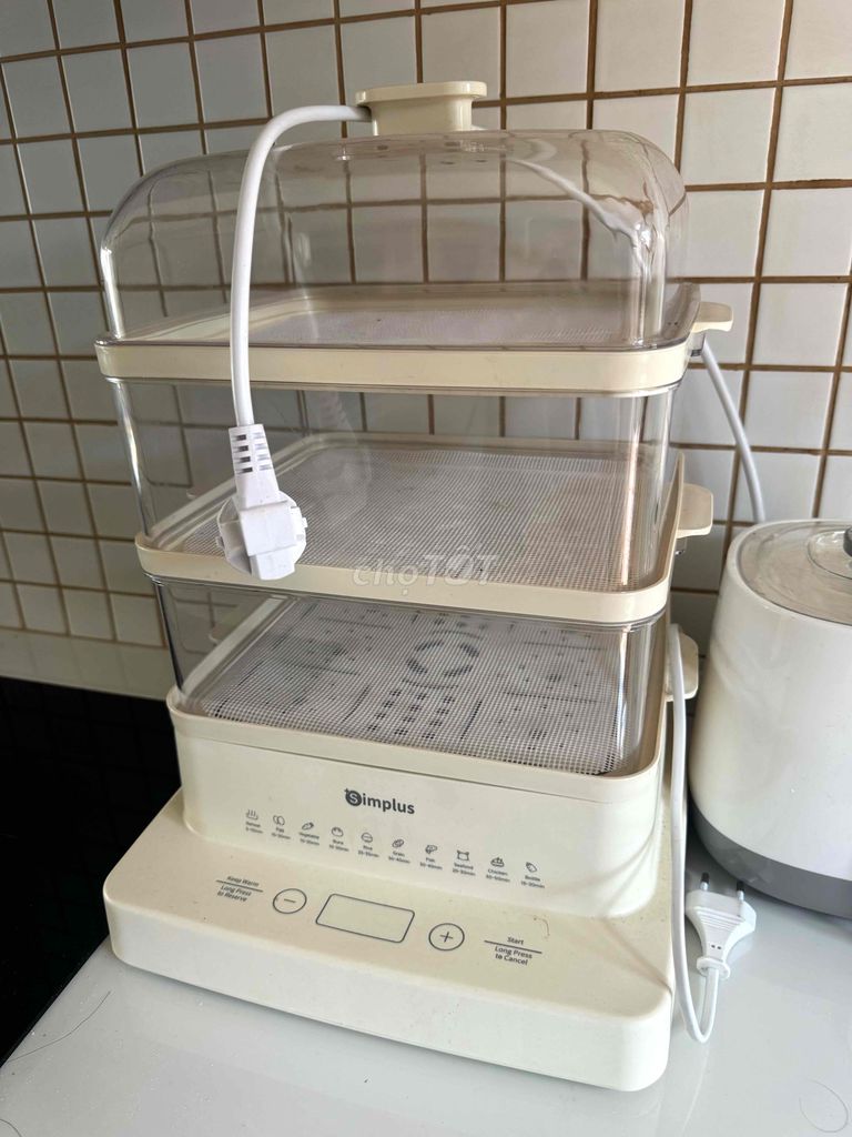 Nồi hấp điện Simplus 14L 3 tầng Trắng kem. Mua bán Bếp, lò, đồ điện nhà bếp tại Thành phố Huế Thừa Thiên Huế được đăng bởi Trang hình 1