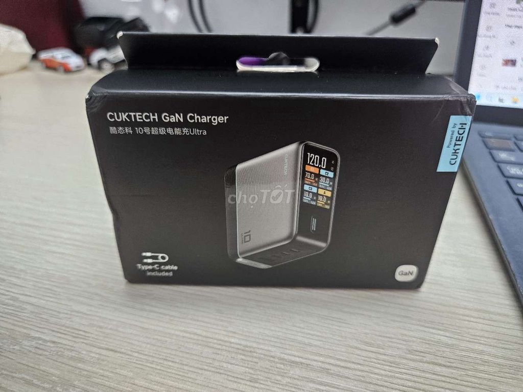 Sạc CUKTECH 10 Ultra GaN 120W kèm cáp. Mua bán Phụ kiện (Màn hình, Chuột...) tại Huyện Tiên Du Bắc Ninh được đăng bởi Hải Đăng hình 1