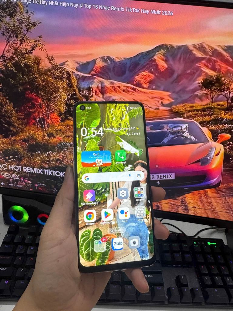 OPPO Reno5 128GB Vàng hồng. Mua bán Điện thoại tại Quận Cầu Giấy Hà Nội được đăng bởi Hội Đồ Điện Tử hình 1