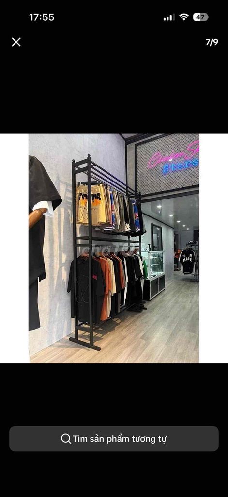 Kệ treo quần áo kim loại 2m x 1.5m. Mua bán Tủ, kệ gia đình tại Quận Phú Nhuận Tp Hồ Chí Minh được đăng bởi Hoàng Phúc hình 1