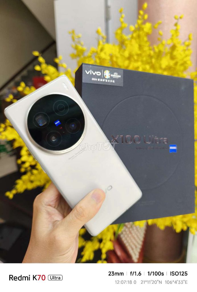 Siêu phẩm chụp hình VIVO X100 ULTRA TITAN (16/512)