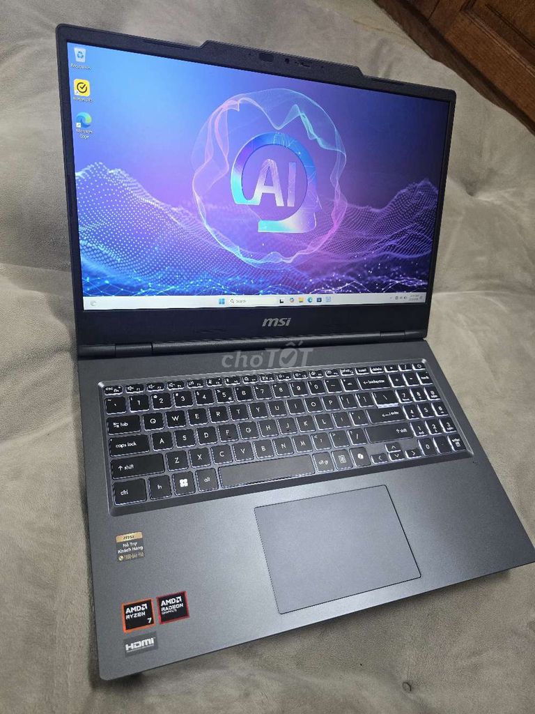 090 MSI Venture A15 AI R7-260/16G/512G/100% sRGB. Mua bán Laptop tại Quận Bình Tân Tp Hồ Chí Minh được đăng bởi T D Laptop hình 1