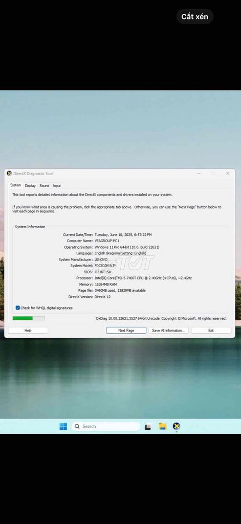 All in one lenovo core i5-16G- 400. Mua bán Máy tính để bàn tại Quận Gò Vấp Tp Hồ Chí Minh được đăng bởi A Sơn hình 5
