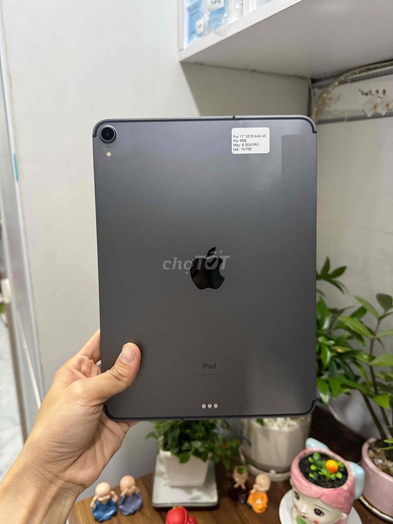 Apple iPad Pro 11 inch 2018 64GB Xám đen 4G. Mua bán Máy tính bảng tại Huyện Hóc Môn Tp Hồ Chí Minh được đăng bởi Nguyễn Thu hình 1