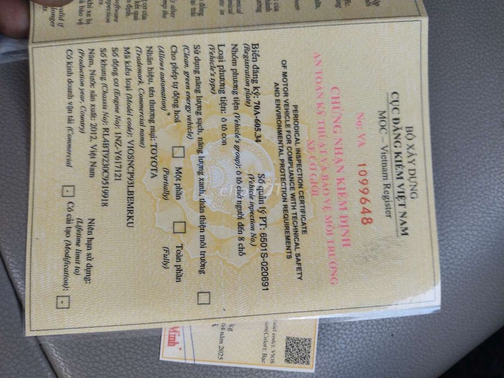 2012 1.5E - 270 km. Mua bán Ô tô tại Huyện Hòa Thành Tây Ninh được đăng bởi Trung hình 4