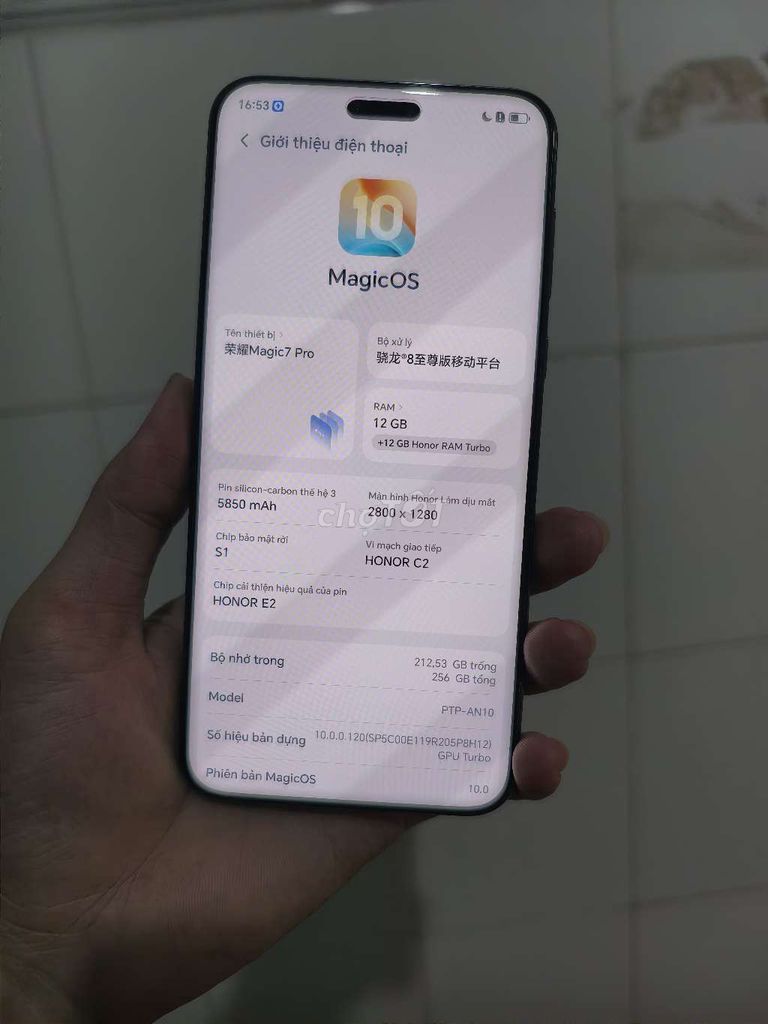 Honor Magic7 Pro 256GB Đen. Mua bán Điện thoại tại Quận 10 Tp Hồ Chí Minh được đăng bởi Thái hình 1