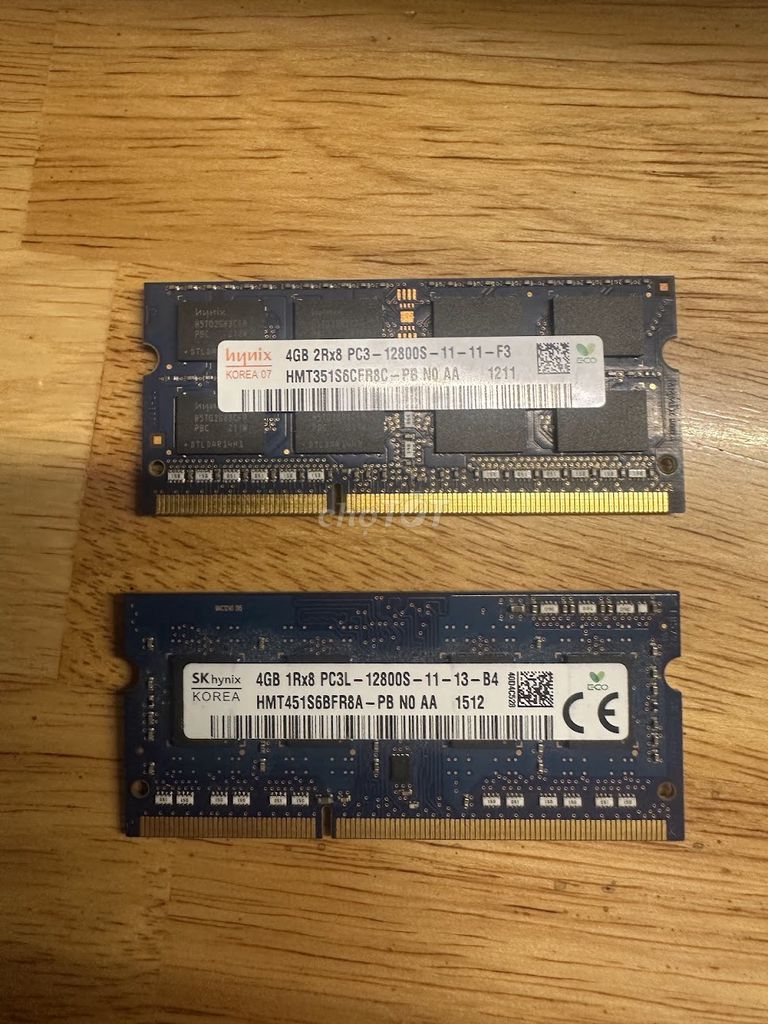 RAM Laptop Hynix DDR3 4GB PC3-12800S. Mua bán Linh kiện (RAM, Card...) tại Huyện Đức Trọng Lâm Đồng được đăng bởi 27TN Đức Trọng hình 1