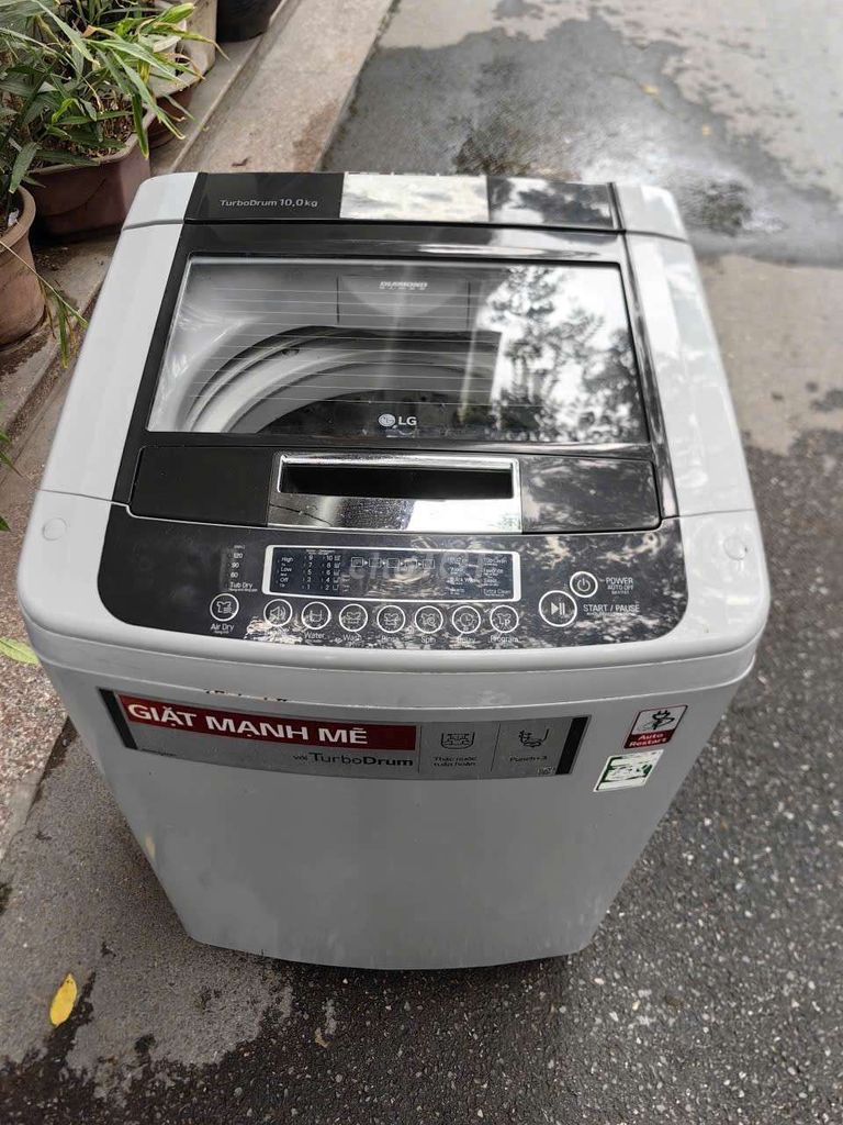 Máy giặt LG cửa trên 10kg Xám. Mua bán Máy giặt tại Quận Hoàng Mai Hà Nội được đăng bởi Duc Pham hình 1