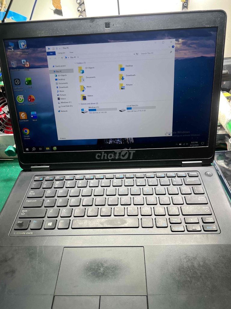 Dell E5470 i5 6300U 14 inch 8GB/256GB Full HD Đen. Mua bán Laptop tại Huyện Yên Phong Bắc Ninh được đăng bởi Ngô Văn Công hình 1