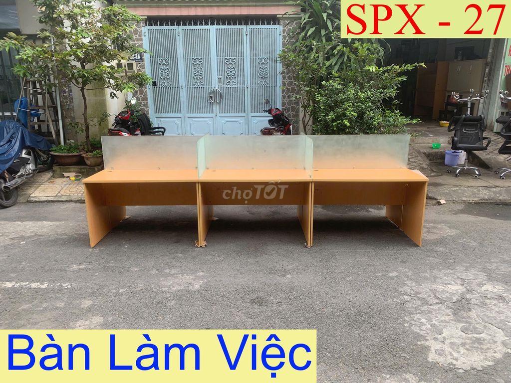 Bàn Làm Việc_ Bàn Làm Việc_Bàn Làm Việc_Bàn 3m6=12. Mua bán Bàn ghế tại Quận 10 Tp Hồ Chí Minh được đăng bởi CỬA HÀNG NỘI THẤT THANH LÝ hình 1