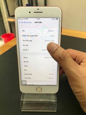 Apple iPhone 7 Plus 128GB Đỏ Màn hình thay mới