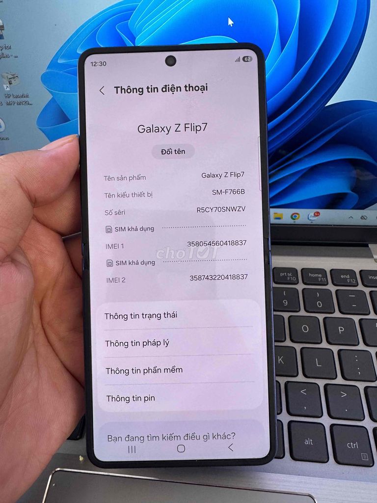 Samsung Galaxy Z Flip7 512GB Xanh. Mua bán Điện thoại tại Quận 6 Tp Hồ Chí Minh được đăng bởi QUỐC THIÊN BÁN GÓP 0 ĐỒNG  hình 1
