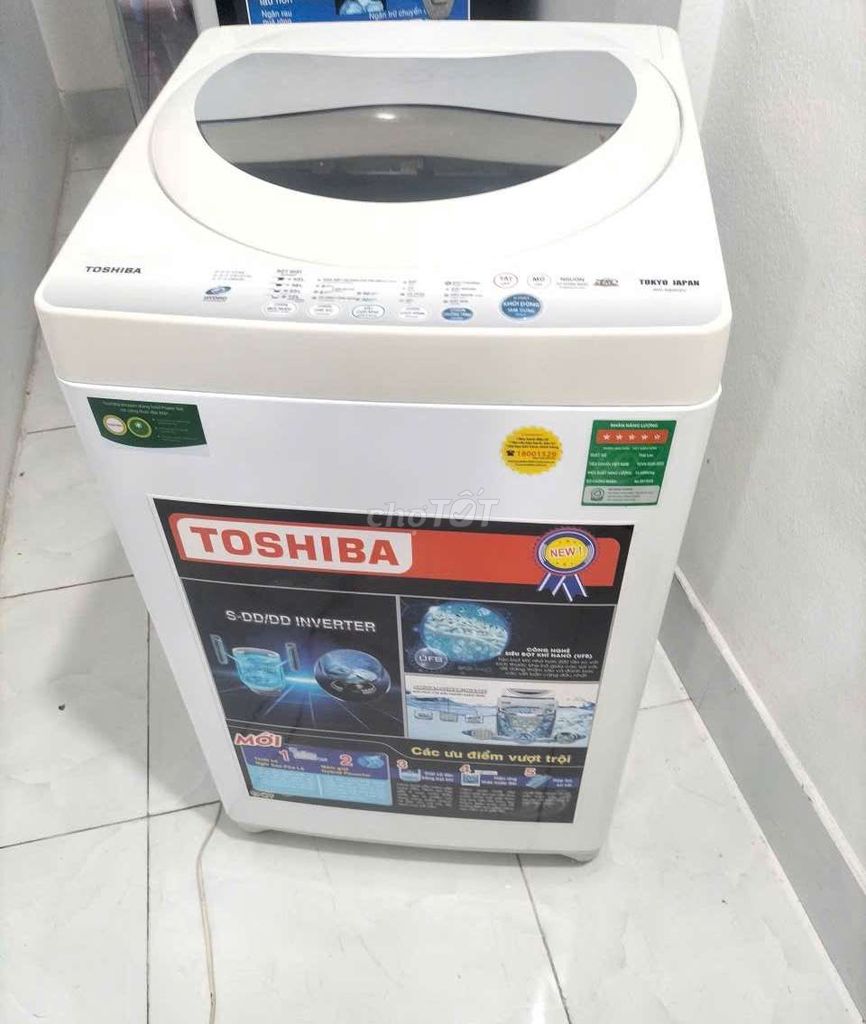 Máy giặt toshiba 7.0kg.giặt vắt êm. Mua bán Máy giặt tại Quận 12 Tp Hồ Chí Minh được đăng bởi Gia Huy hình 1