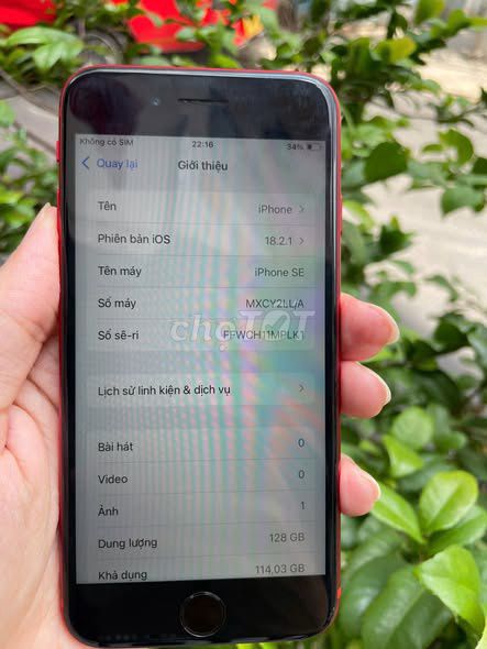 Apple iPhone SE 2020 128GB Đỏ. Mua bán Điện thoại tại Quận 1 Tp Hồ Chí Minh được đăng bởi Hội Đồ Điện Tử hình 1