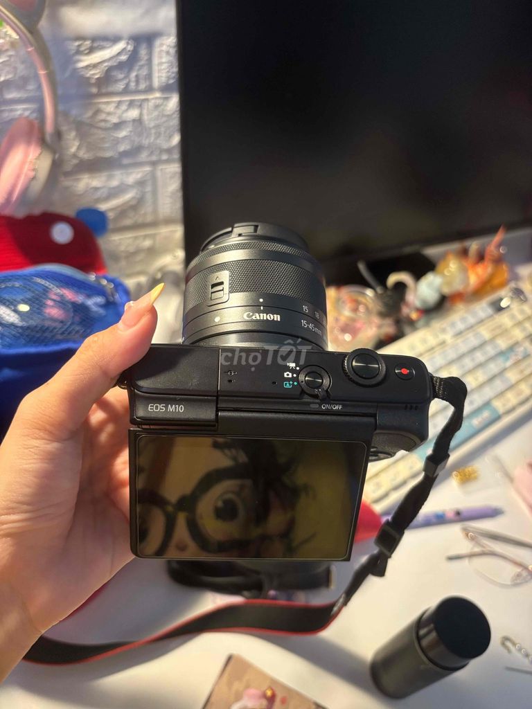 Máy ảnh Canon EOS M10 Đen. Mua bán Máy ảnh, Máy quay tại Quận Sơn Trà Đà Nẵng được đăng bởi Trà My hình 1