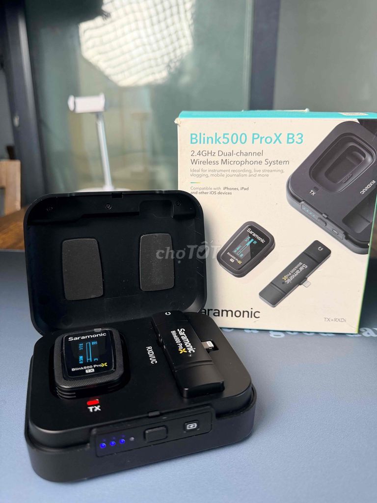 Micro không dây Saramonic Blink500 ProX B3 Đen. Mua bán Tivi, Âm thanh tại Quận Sơn Trà Đà Nẵng được đăng bởi PHÚC HOÀNG hình 1