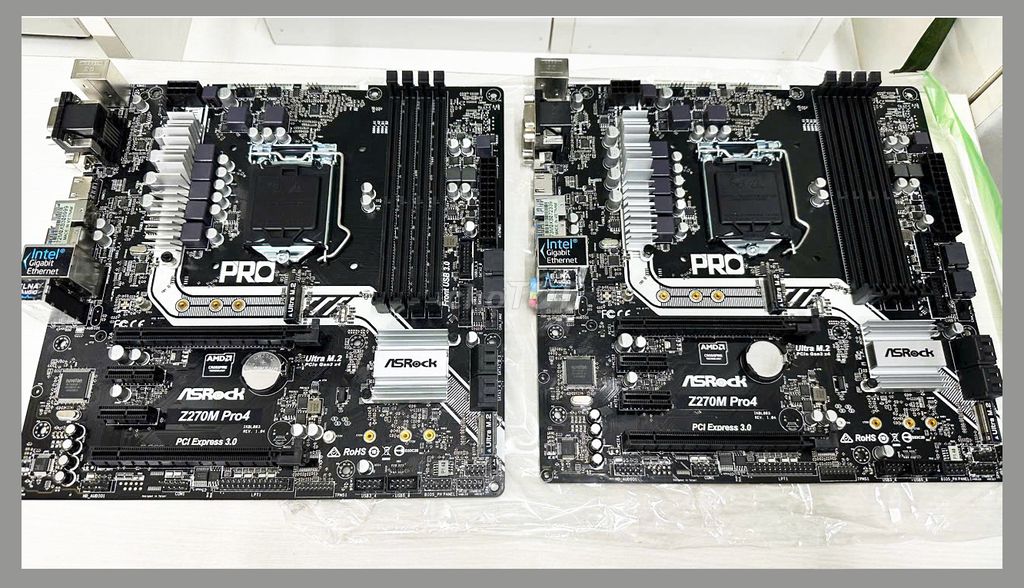 Còn 30 tấm Asrock Z270 4 khe ram bh 24 tháng