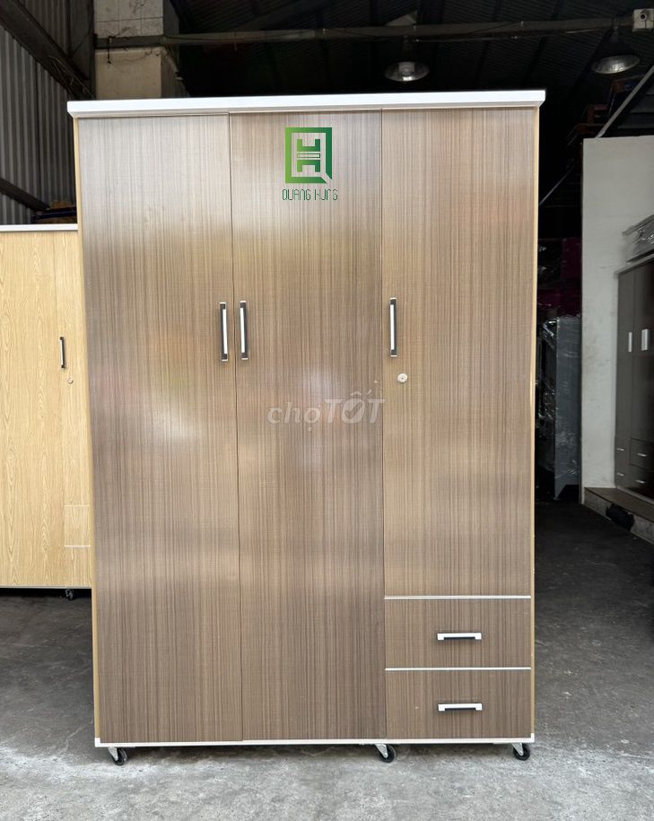 Tủ quần áo Nhựa Đài Loan vân gỗ 3 cánh - Tủ nhựa . Mua bán Tủ, kệ gia đình tại Quận Tân Bình Tp Hồ Chí Minh được đăng bởi LÊ VĂN HÙNG hình 1