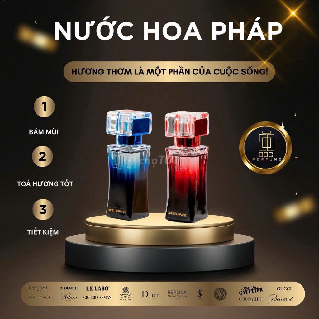 Nước hoa Pháp DOCI - Sang trọng, bền mùi