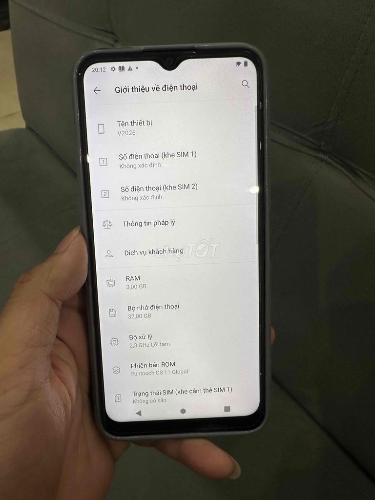 Vivo V2026 32GB Đen giá rê nghe gọi xfim. Mua bán Điện thoại tại Quận Đống Đa Hà Nội được đăng bởi Ng Hoang Anh hình 1