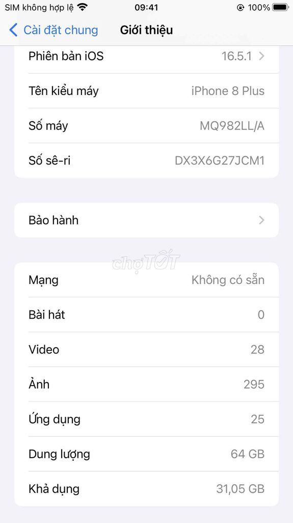Apple iPhone 8 Plus 64GB Trắng 90% pin. Mua bán Điện thoại tại Huyện Quảng Ninh Quảng Bình được đăng bởi thiên hình 1