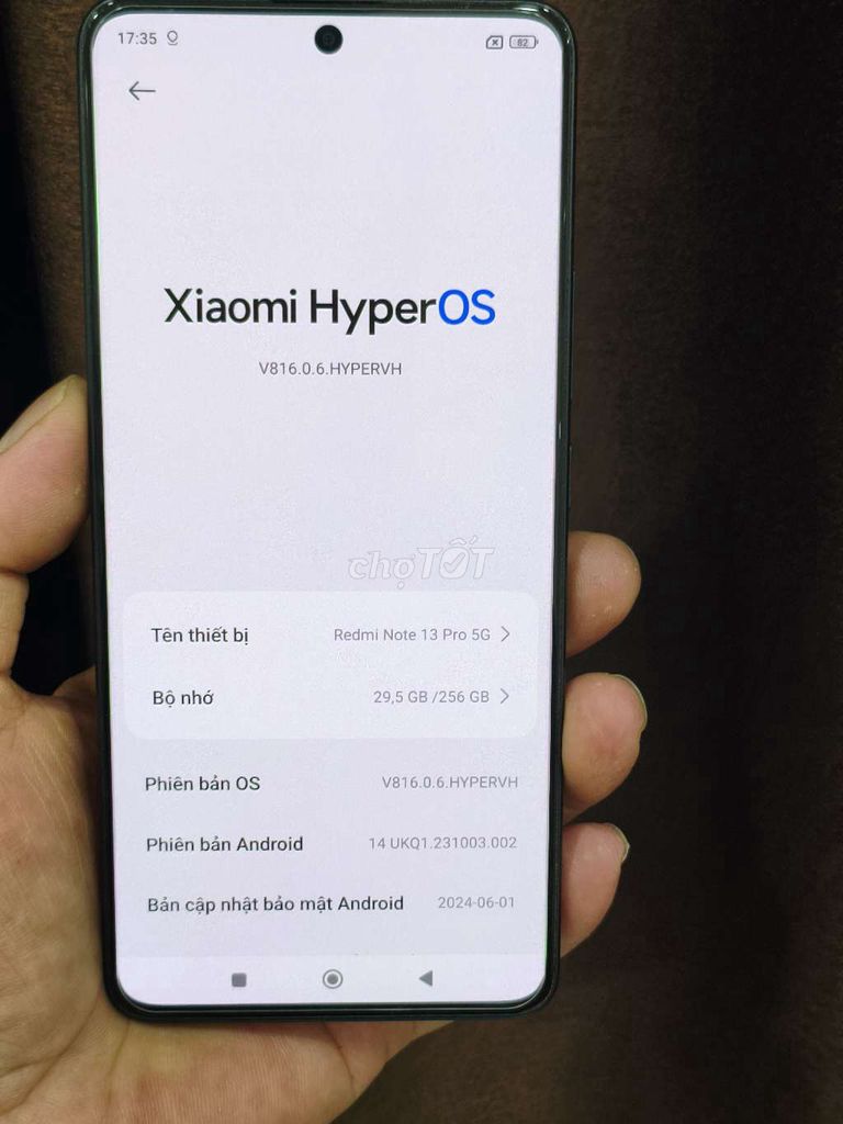 Xiaomi Redmi Note 13 Pro 5G 256GB Đen. Mua bán Điện thoại tại Quận Hoàng Mai Hà Nội được đăng bởi Nguyennoi hình 1