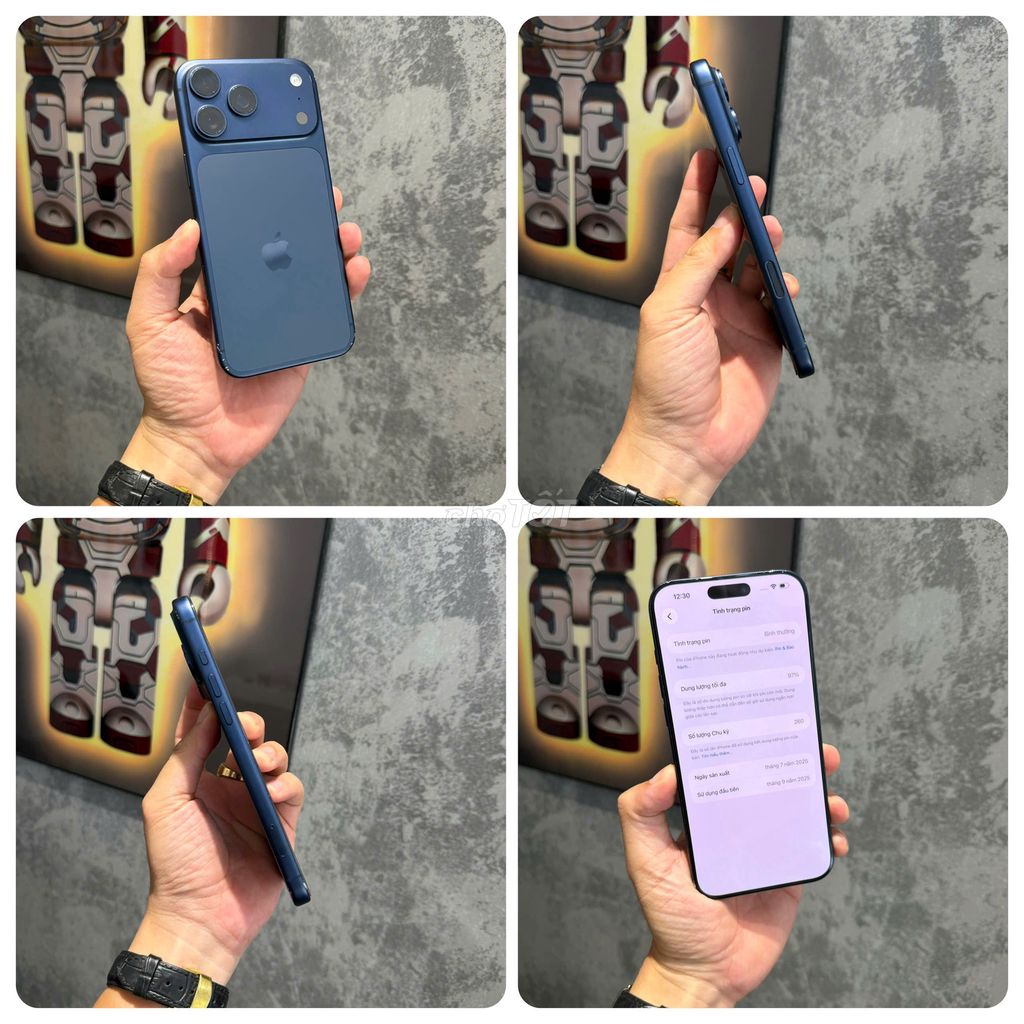 Apple iPhone 17 Pro Max 256GB Xanh 98%. Mua bán Điện thoại tại Quận Cầu Giấy Hà Nội được đăng bởi Thái Nguyễn Văn hình 1