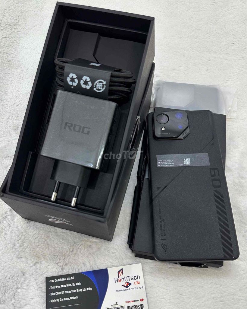 ROG Phone 9 FE 256GB Đen LikeNew QTe FullBox. Mua bán Điện thoại tại Quận 3 Tp Hồ Chí Minh được đăng bởi Hạnh Tech hình 1