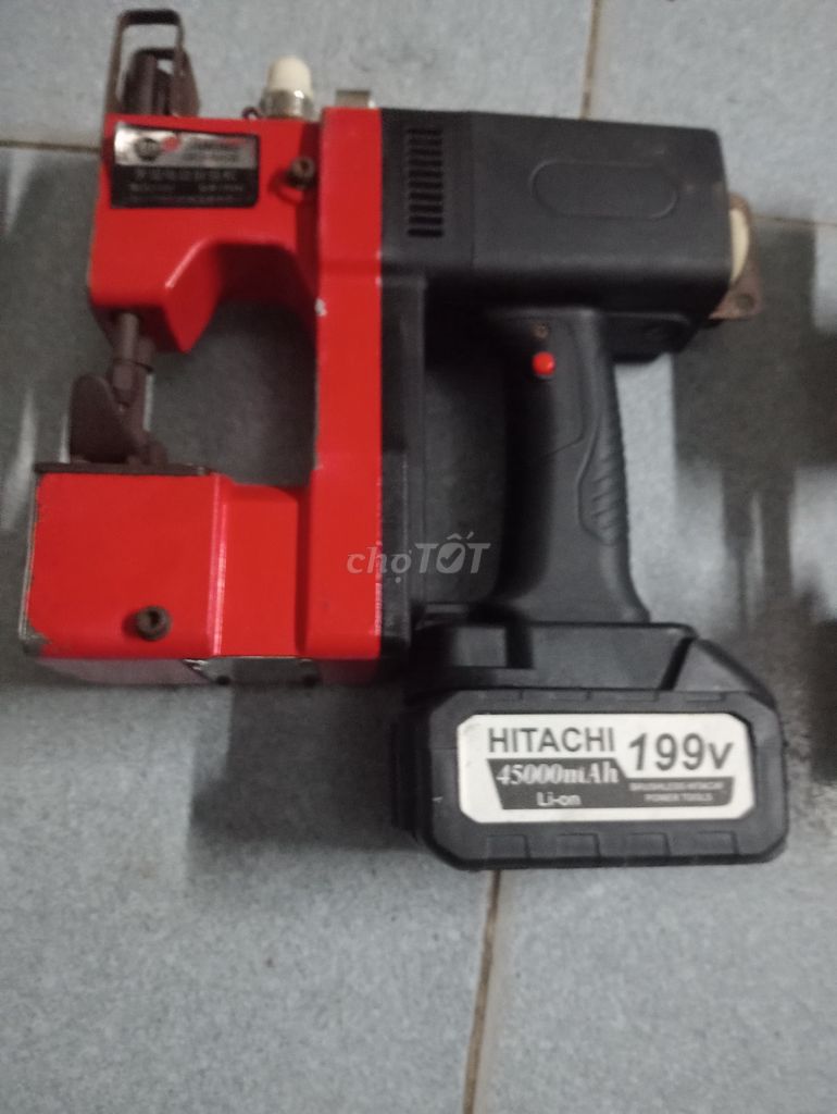 Máy khâu miệng túi Hitachi Điện 220V Pin Đỏ Vàng. Mua bán Đồ chuyên dụng, Giống nuôi trồng tại Thành phố Thái Bình Thái Bình được đăng bởi Phạm Long hình 1