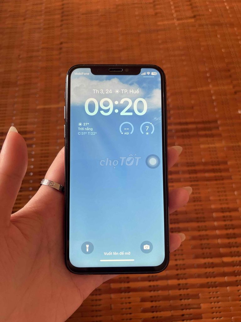 Apple iPhone X Đen Đã qua sử dụng. Mua bán Điện thoại tại Thành phố Huế Thừa Thiên Huế được đăng bởi TPThao hình 1