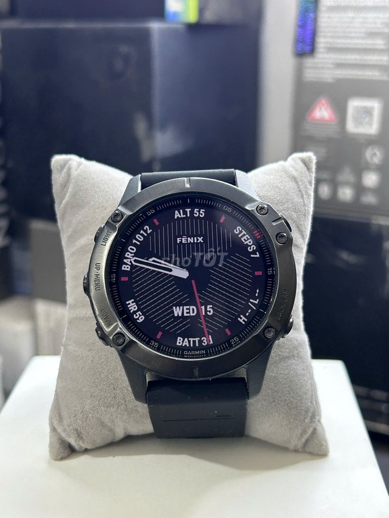 Garmin Fenix 6 Pro Đen 47mm. Mua bán Thiết bị đeo thông minh tại Quận Nam Từ Liêm Hà Nội được đăng bởi Cường Garmin  hình 1