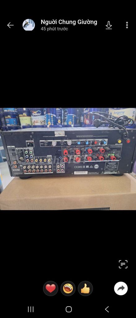 Amply Onkyo Đen. Mua bán Tivi, Âm thanh tại Quận 7 Tp Hồ Chí Minh được đăng bởi ngọc thúy hình 1