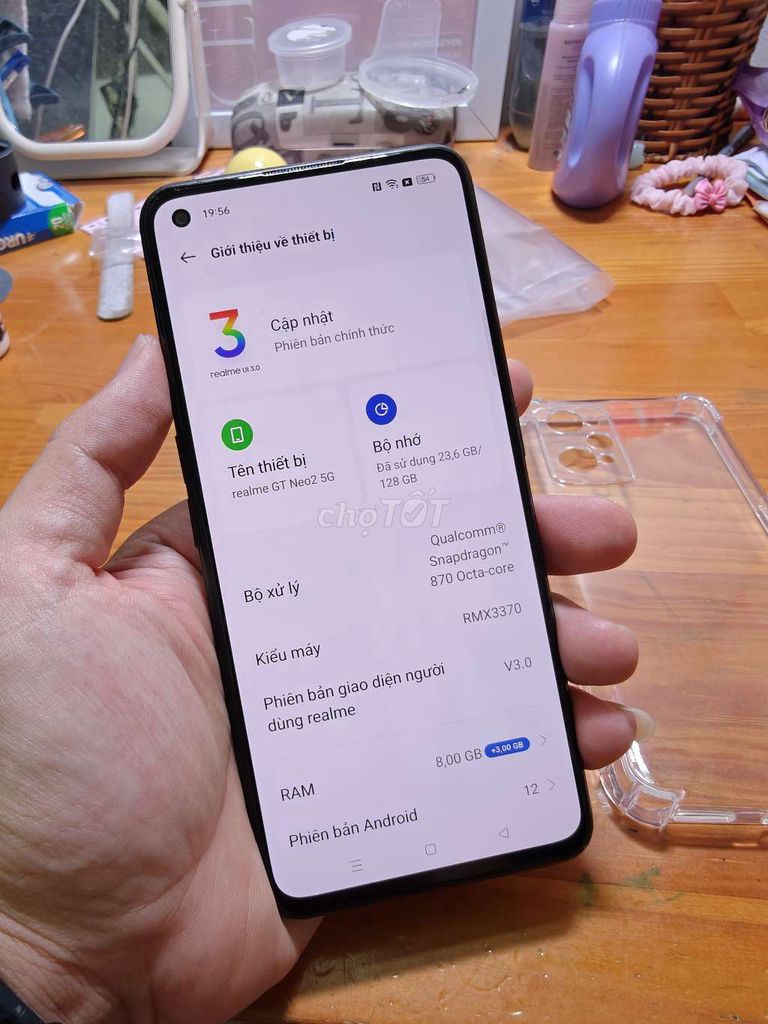 Realme GT Neo 2 8/128 snap 870 rom quốc tế. Mua bán Điện thoại tại Quận 5 Tp Hồ Chí Minh được đăng bởi ManhQuynh hình 1