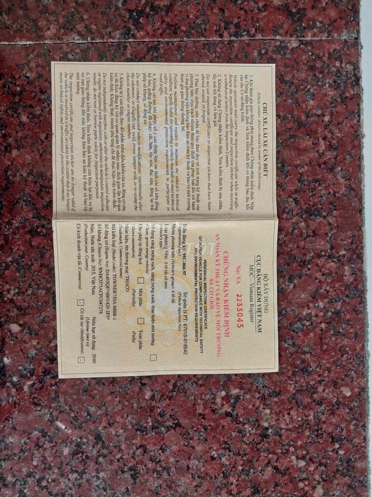 THACO TOWNER ĐỜI 2015 Tải 650kg thùng dài 2m1. Mua bán Xe tải, xe ben tại Quận Bình Thuỷ Cần Thơ được đăng bởi Phạm Nguyễn Băng Nhi hình 12