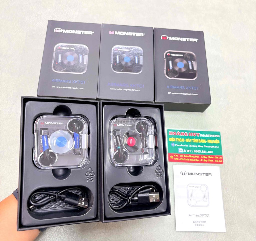 Tai nghe Gaming TRONG SUỐT chính hãng MONSTER. Mua bán Tivi, Âm thanh tại Thành phố Qui Nhơn Bình Định được đăng bởi Hoàng Trinh hình 1