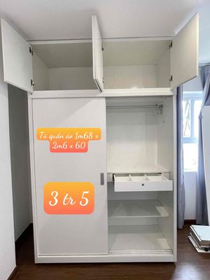 thanh lý tủ quần áo cửa lùa 1m68. Mua bán Tủ, kệ gia đình tại Quận 3 Tp Hồ Chí Minh được đăng bởi MsĐông 