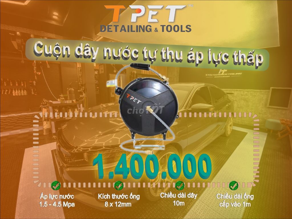 Cuộn dây nước tự thu áp lực thấp