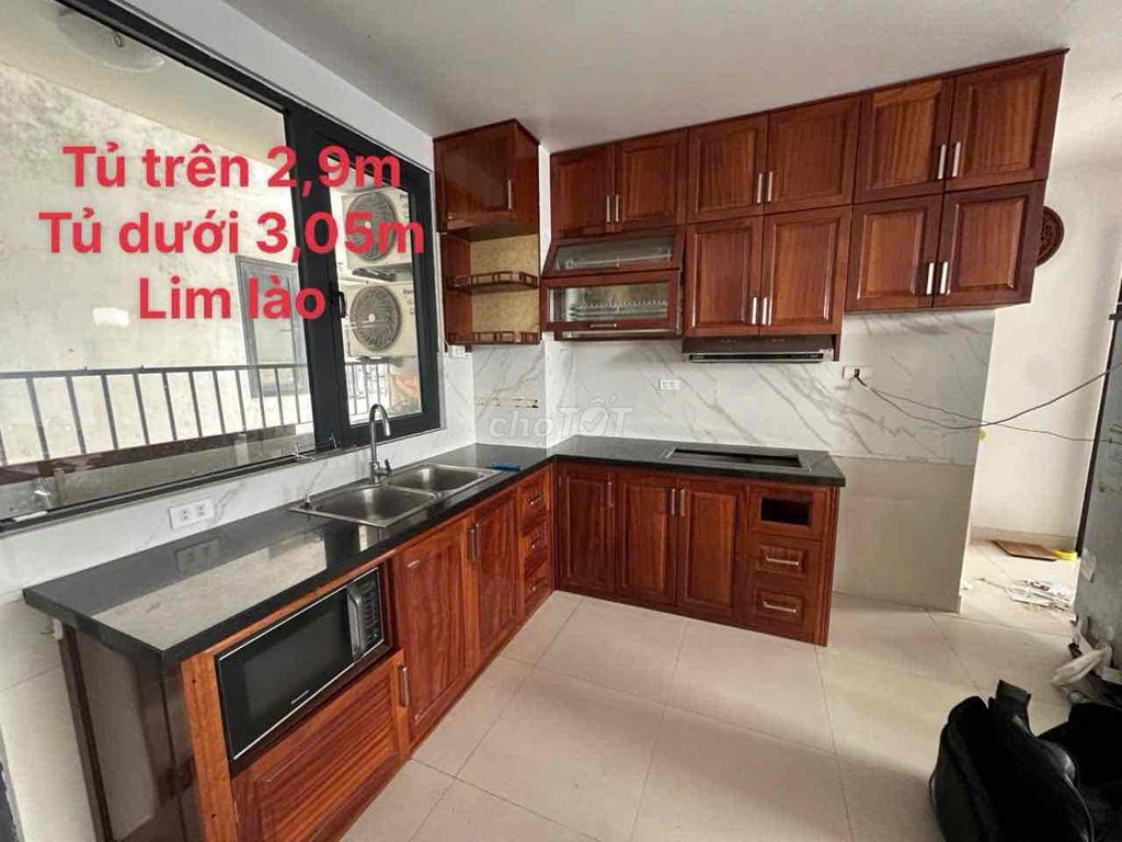 Tủ bếp Gỗ Lim Lào. Mua bán Tủ, kệ gia đình tại Quận Hà Đông Hà Nội được đăng bởi Hưng Chim hình 1