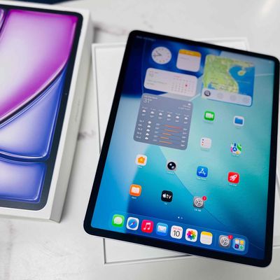 iPad Air 7 M3 13 inch 5G 128G Tím Fullbox Pin 100