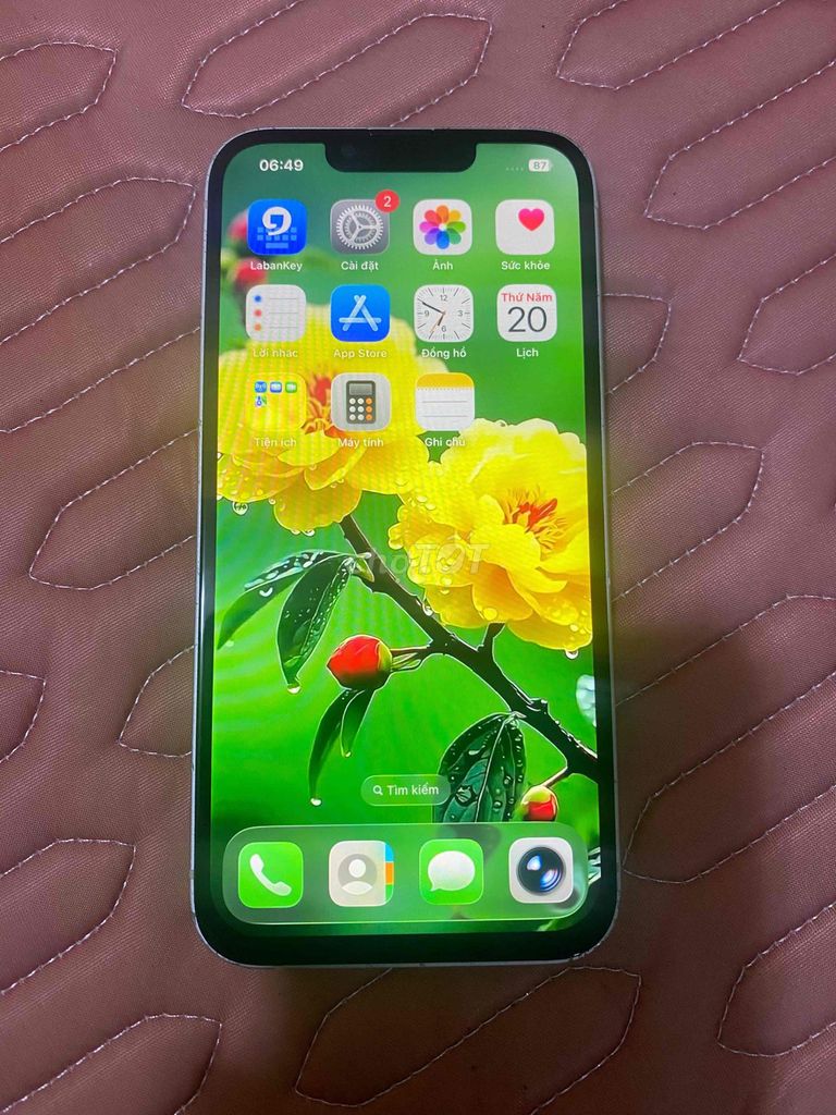 Apple iPhone 13 128GB Trắng Đã qua sử dụng. Mua bán Điện thoại tại Huyện Thới Lai Cần Thơ được đăng bởi Đức Vina hình 1
