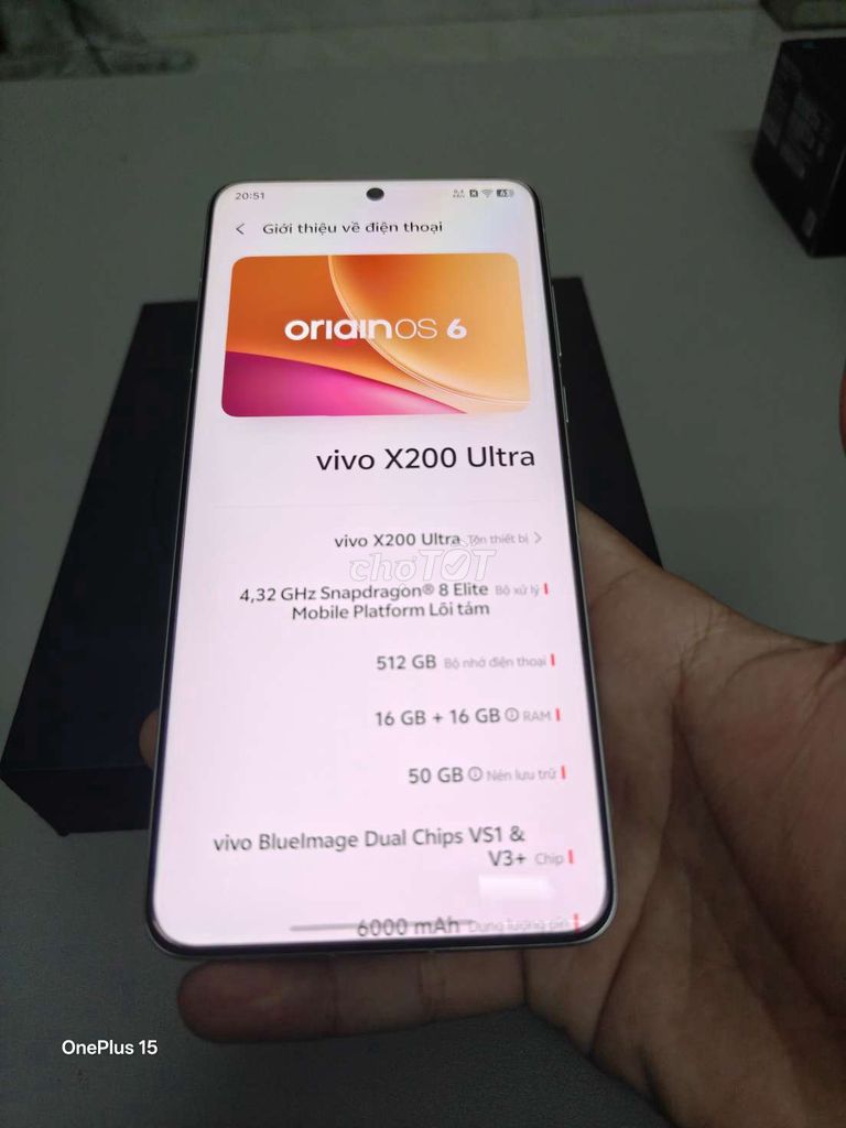 Vivo X200 Ultra 16/512GB có GL. Mua bán Điện thoại tại Thành phố Thủ Đức Tp Hồ Chí Minh được đăng bởi AVG Mobile hình 1