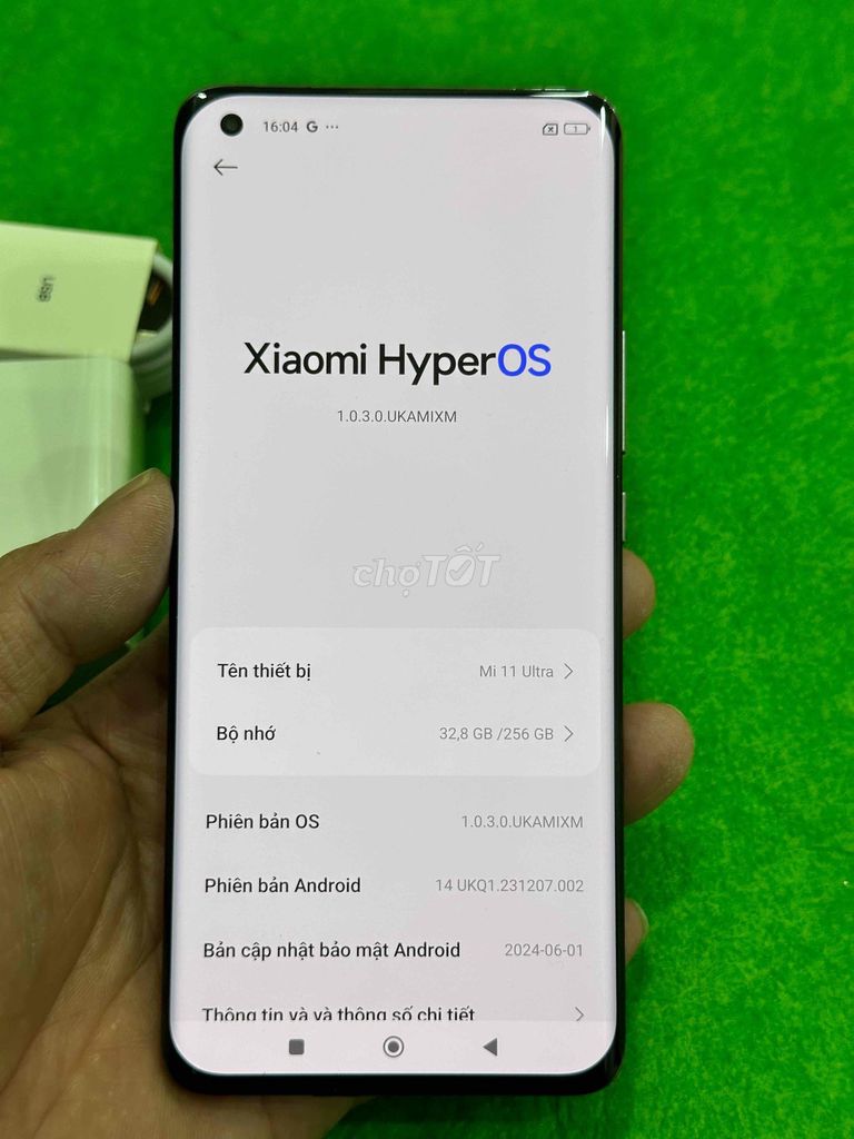 Xiaomi Mi 11 Ultra, bản 8/ 256GB Đen, QT. Mua bán Điện thoại tại Quận Hoàng Mai Hà Nội được đăng bởi Yến Trang hình 1