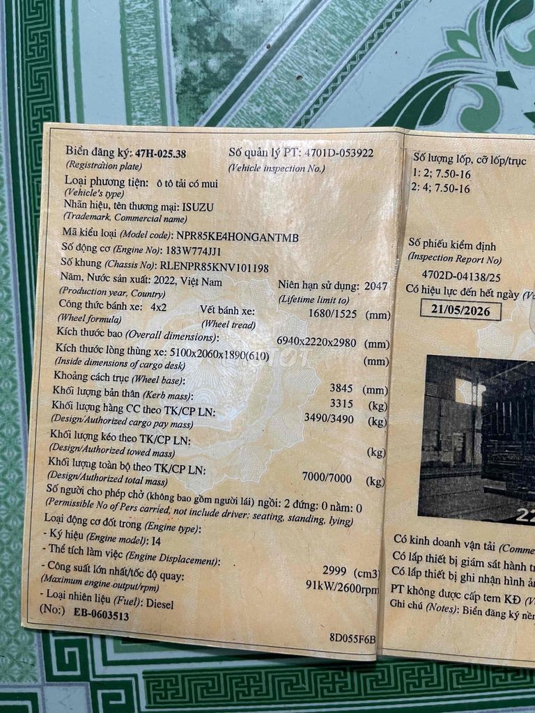 npr400 đổi xe nhỏ hoặc bán. Mua bán Xe tải, xe ben tại Thành phố Biên Hòa Đồng Nai được đăng bởi trần tuân hình 6