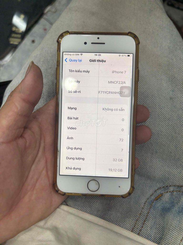Apple iPhone 7 32GB Bạc Màn hình 1 sọc. Mua bán Điện thoại tại Huyện Krông Năng Đắk Lắk được đăng bởi nokia hình 1
